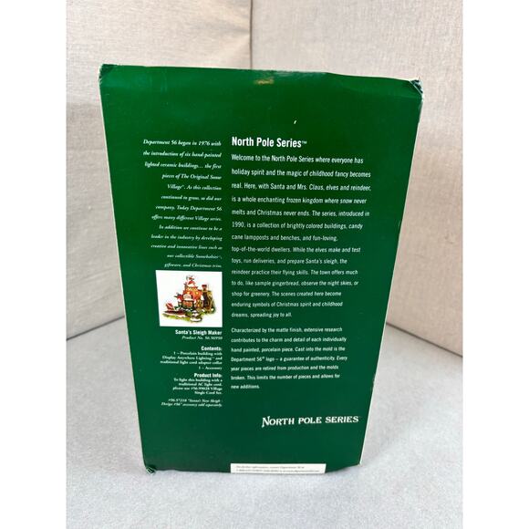 Dept 56 North Pole Series – Santa’s Sleigh Maker #56.56950 Limited Edition - Picture 9 of 13